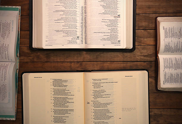 istock Bible on a Wooden Table 505137348