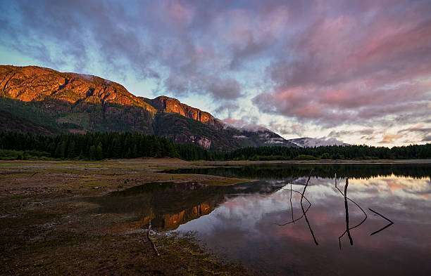 istock Buttle Lake, Sunrise, Strathcona Provincial Park, Vancouver Island 505160650