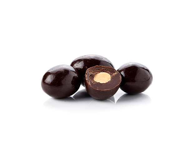 istock chocolate balls isolated on a white background 505162818