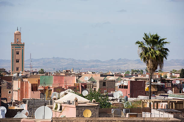istock Skyline of Marrakech, Morocco with the Atlas Range 505163102