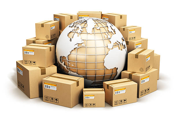 istock Global shipping and worldwide logistics concept 505163804