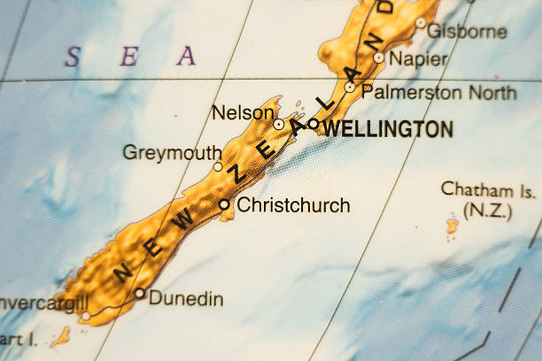 istock New Zealand country map . 505165192