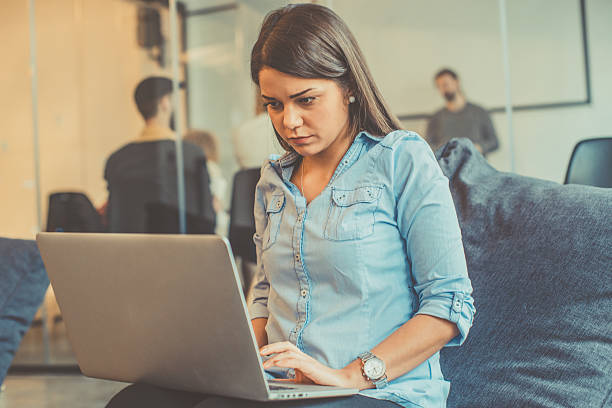 istock young women at the office lounge area 505165262