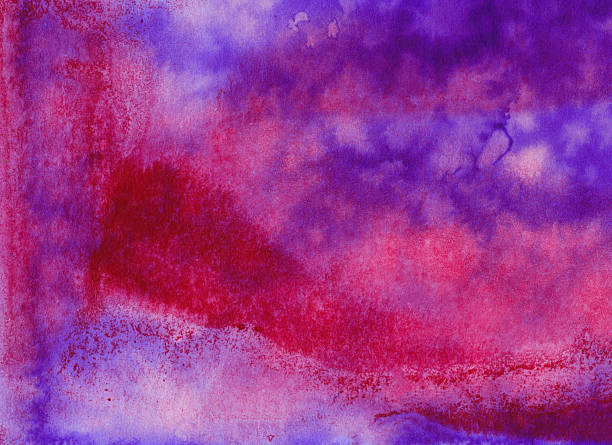 istock Purple and pink hand painted mottled background 505168198