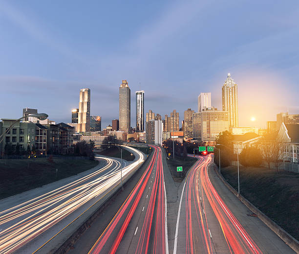 istock Atlanta skyline at sunrise 505168572