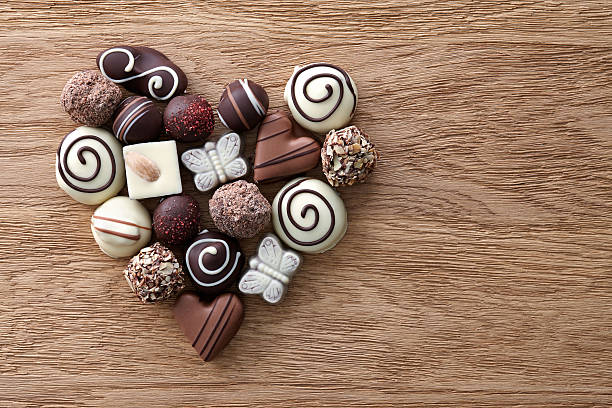 istock Chocolate candies heart 505170804