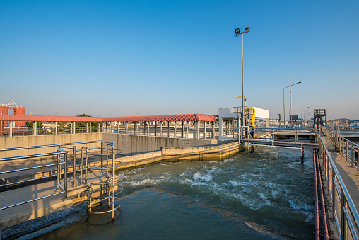 Intake Canal of Raw Water