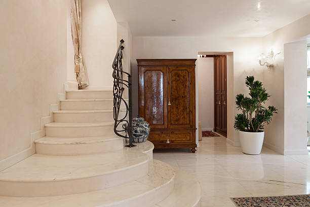istock Luxury mansion, staircase 505173170
