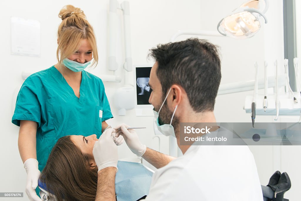 doctor and the assistant during a surgery - Stock image Adult Stock Photo