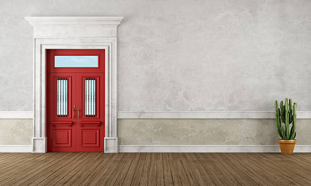 istock Retro vintage entrance 505195463