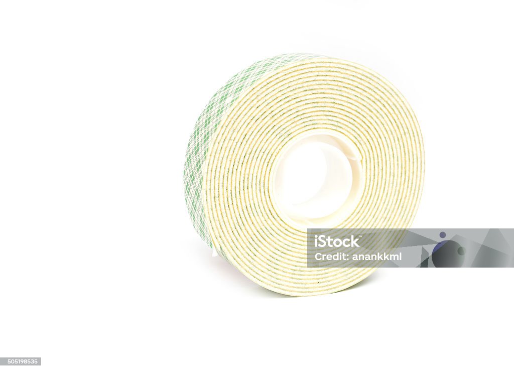 double sided tape double sided tape isolated on white background Adhesive Tape Stock Photo