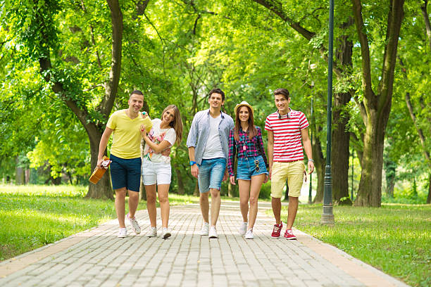 istock Young friends having fun outdoor 505200699