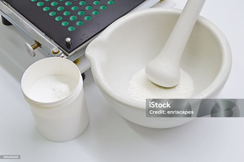 Mortar pharmacy Pharmaceutical Compounding Stock Photo