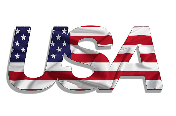 istock text usa flag isolated on white background 505207130