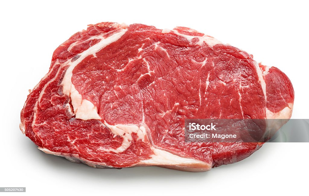 Filé de carne crua fresca - Foto de stock de Carne royalty-free