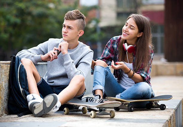 istock Teenage friends making things up after quarrel 505208278