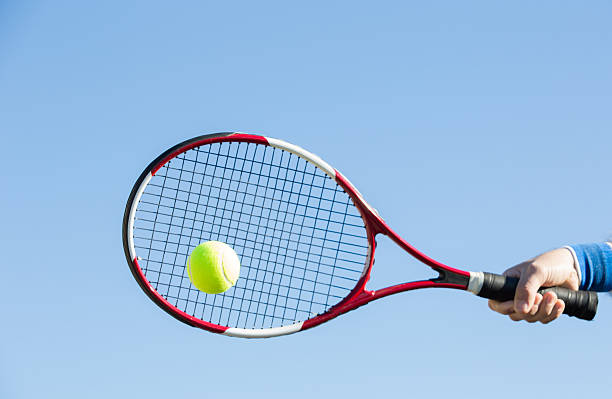 istock Tennis player hitting the ball 505210386