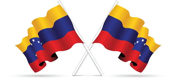 Vector illustration of venezuela national flag
