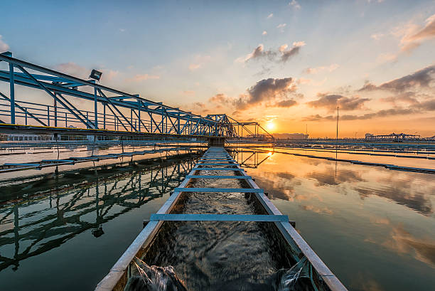 istock Water Treatment Plant at Sun Rise 505212032