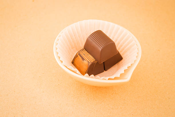 Heart Shaped Chocolate Cake On Plate