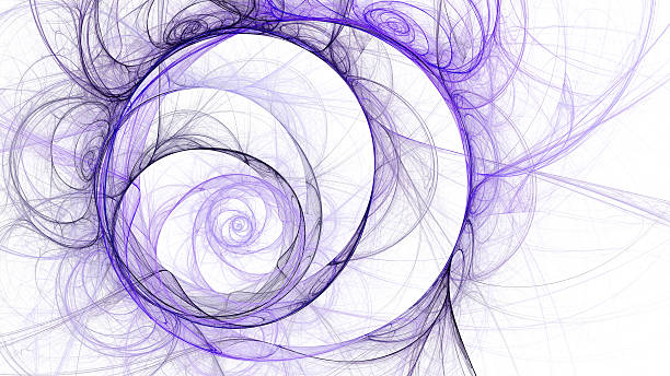 istock Exotic flower. Space spiral of time. 505216154
