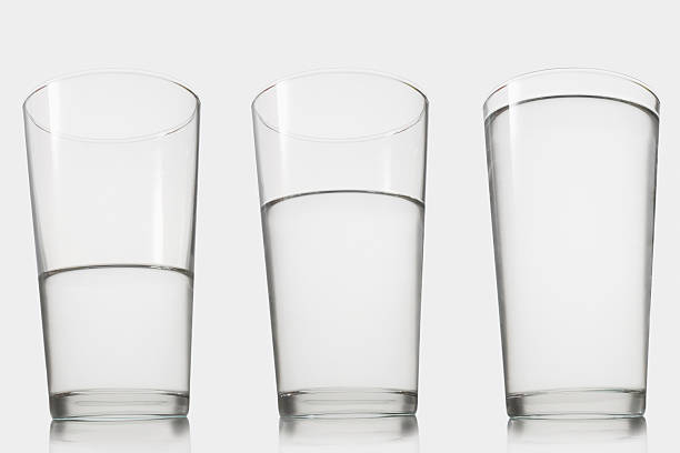 istock Glasses of water in a row 505216218