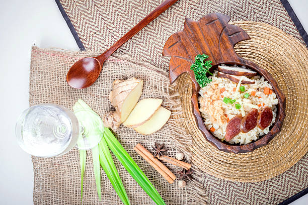 Fried Rice and Chinese Sausage
