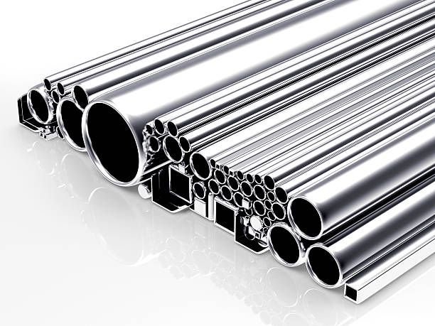 istock Pipes of different diametrs and shapes 505221814