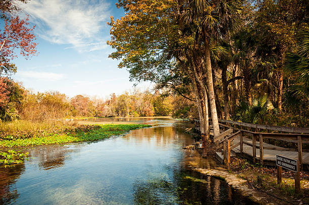 Wekiva Springs in Florida in the Fall.