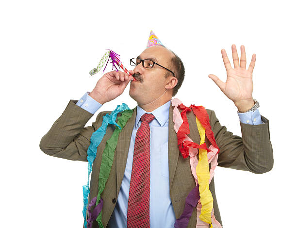 istock Businessman and birthday. 505230803