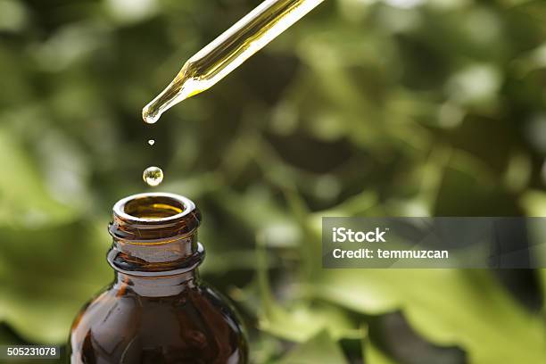 Drop Stock Photo - Download Image Now - Pipette, Herbal Medicine, Dropper