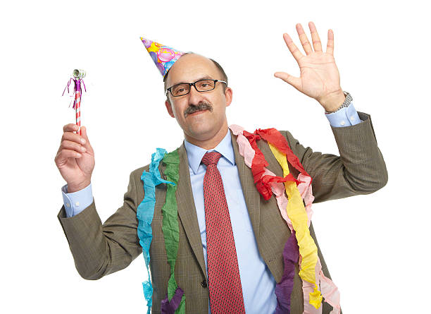 istock Businessman and birthday. 505232127
