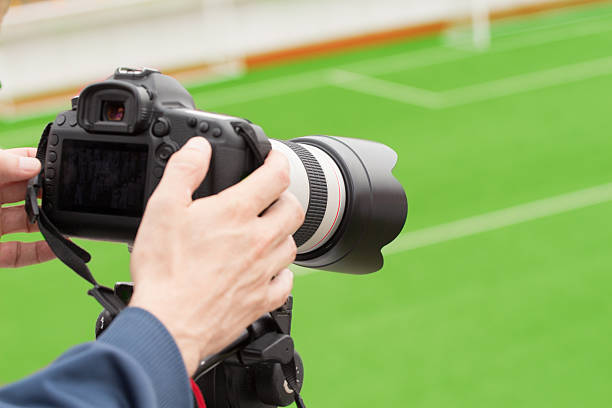 istock Photographing/filming a sport event. 505232169