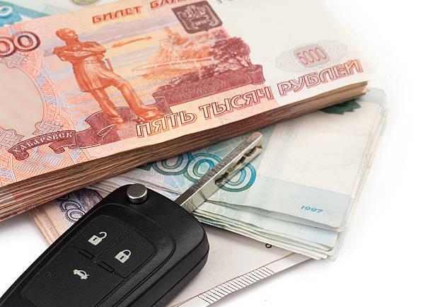 istock car key and russian money 505233303
