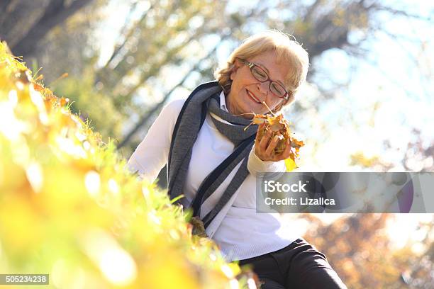 Portrait Cheerful Woman Stock Photo - Download Image Now - 70-79 Years, Active Seniors, Adult