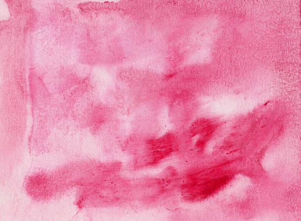 istock Beautiful pink hand painted abstract background 505235348