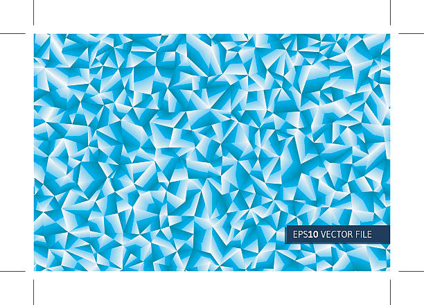 Abstract ice background vector art illustration