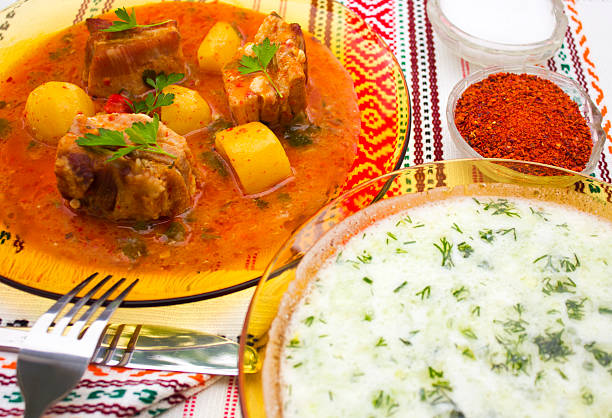 istock Delicious food in restaurant 505237934