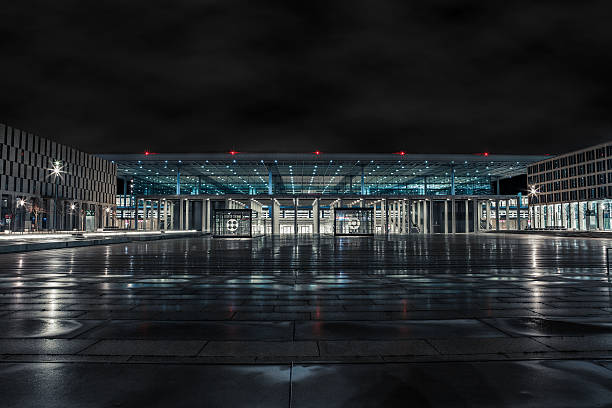 Long exposure at Berlin Brandenburg Airport.