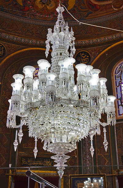 istock Retro chandelier in mosque - Istanbul Turkey 505238700