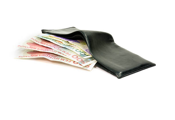 istock Swedish bank notes and wallet. 505240506