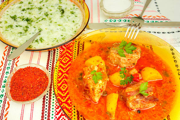 istock Delicious food in restaurant 505241088