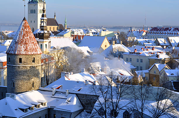 istock Panoramic view of old part of Tallin (Estonia) 505245572