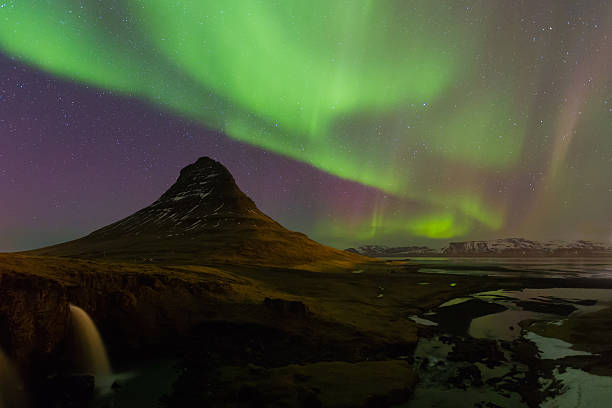 istock Beautiful northen lights over Kirkjufell mountain 505245608