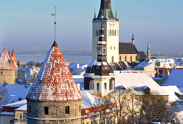 istock Panoramic view of old part of Tallin (Estonia) 505245918