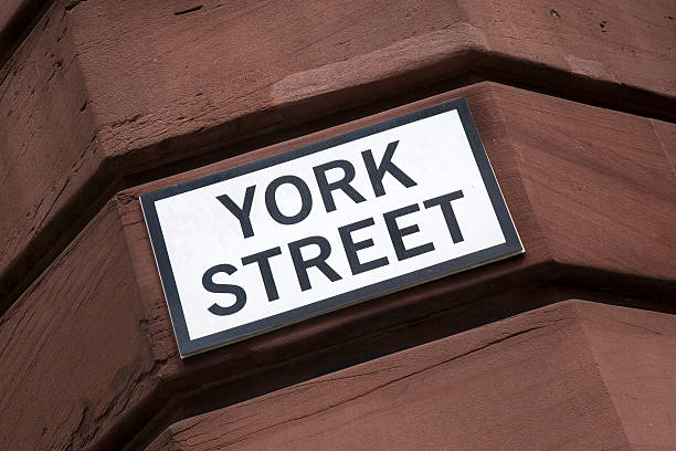 York Street Sign on Brick Wall
