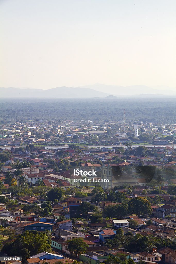 Iguape - Ribeira Valley - Sao Paulo - Brazil View of Iguape - Ribeira Valley - Sao Paulo - Brazil. Aerial View Stock Photo