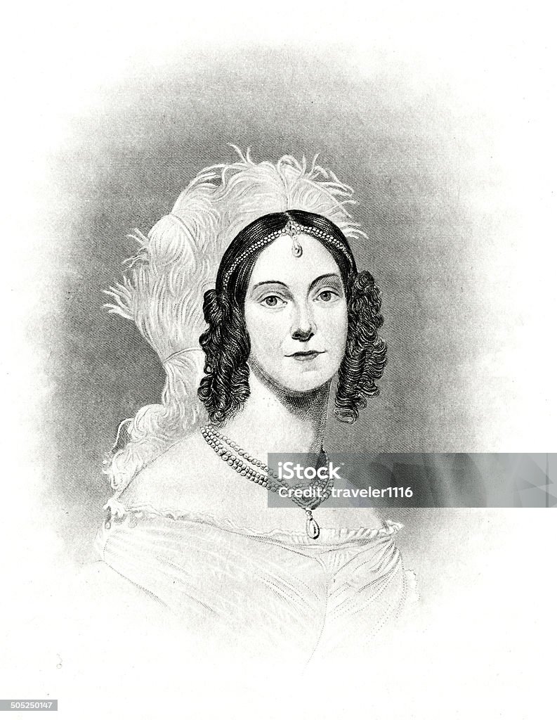 Angelica Singleton Van Buren - Ilustração de Martin Van Buren royalty-free