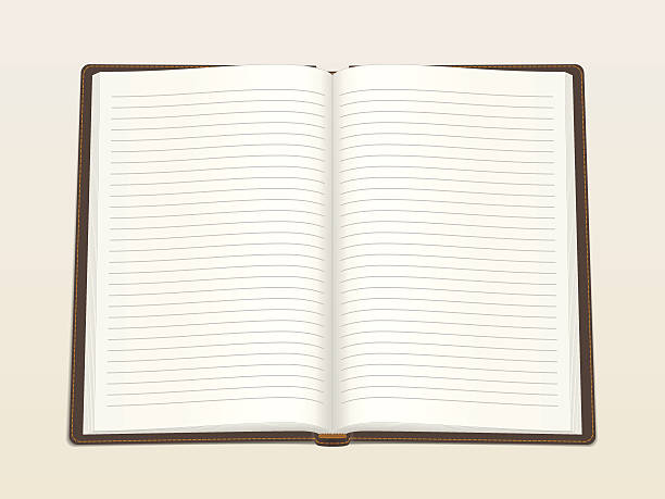 空のノート - book bonding backgrounds ring binder点のイラスト素材／クリップアート素材／マンガ素材／アイコン素材