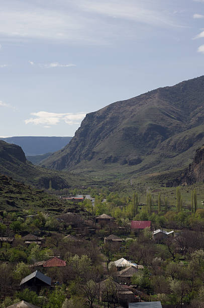 istock small village in a mountain valley, Georgia 505251669